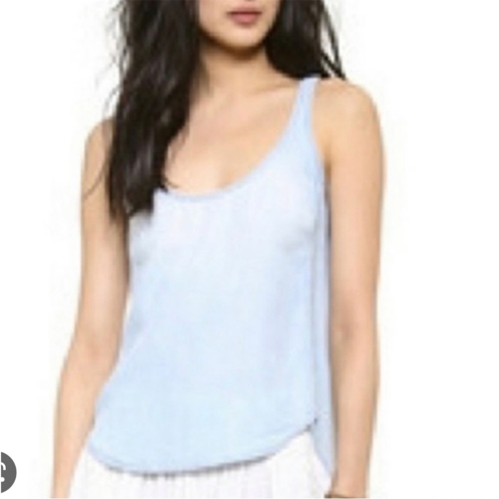 Cloth & Stone chambray denim tank top